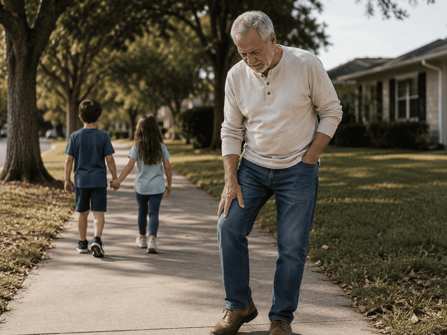 Chronic pain limiting daily walks and activities