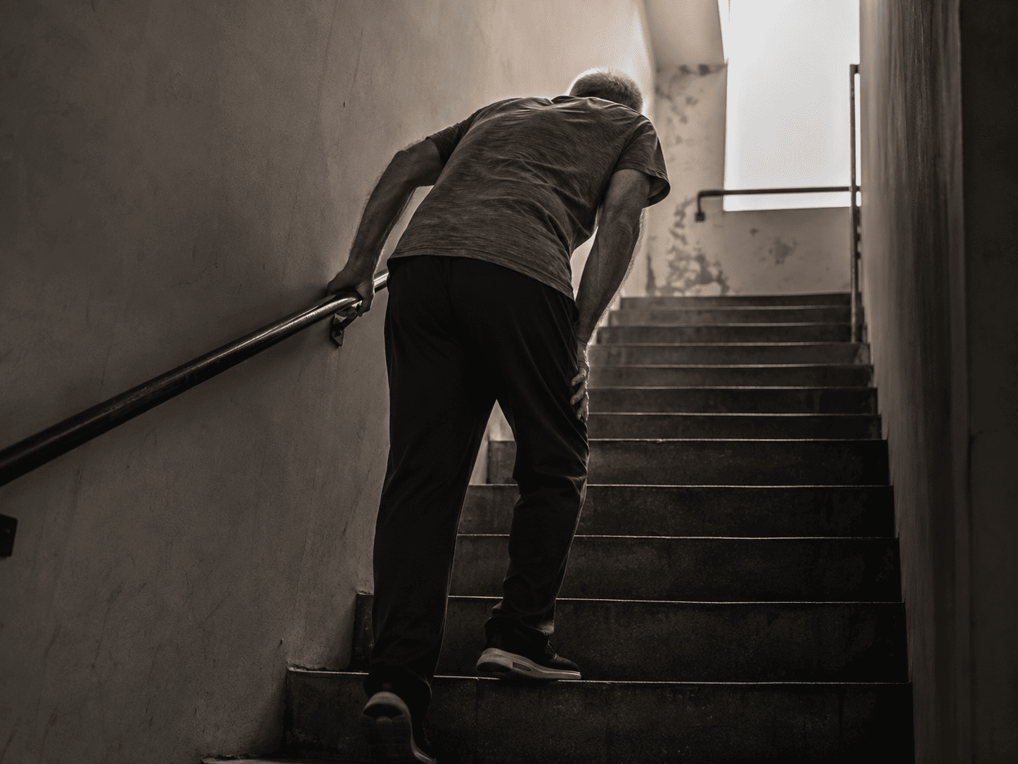 Chronic knee pain making stairs difficult